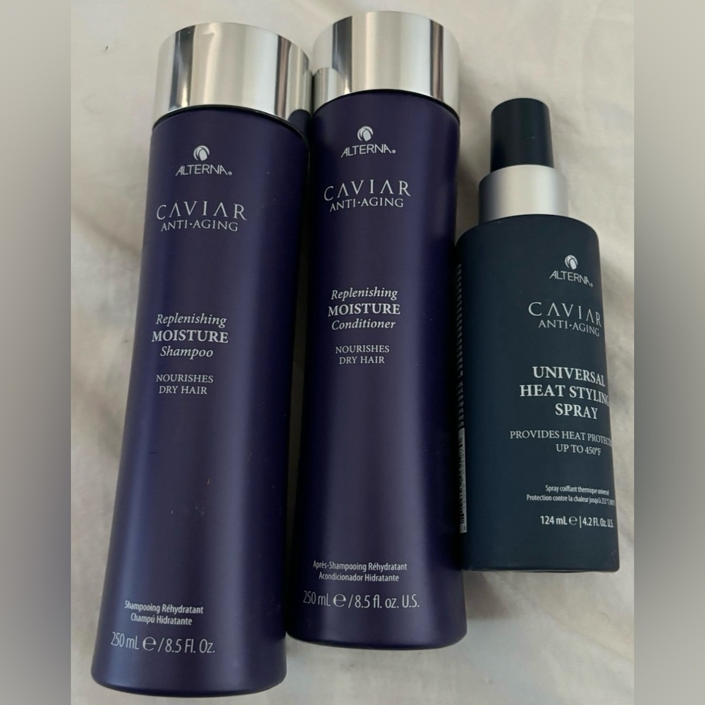 Never used hair products